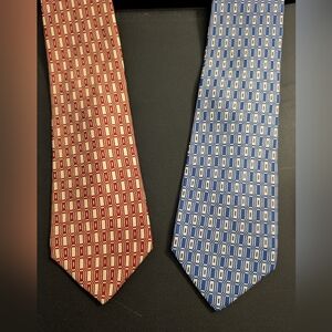 Pair Of DORMEUIL Vintage Ties